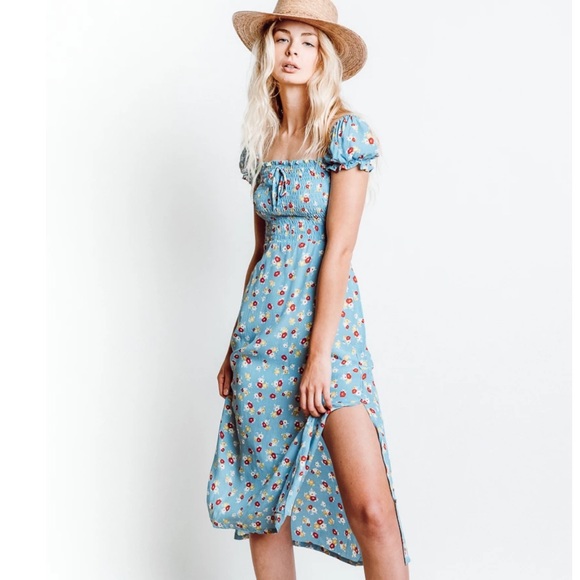 Faithfull the Brand Castilo Midi Floral Dress - Picture 3 of 7